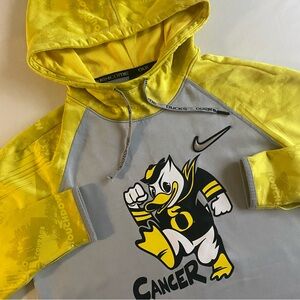 Nike Oregon Ducks Stomp Out Cancer Hoodie Women S Doernbecher College Sweatshirt